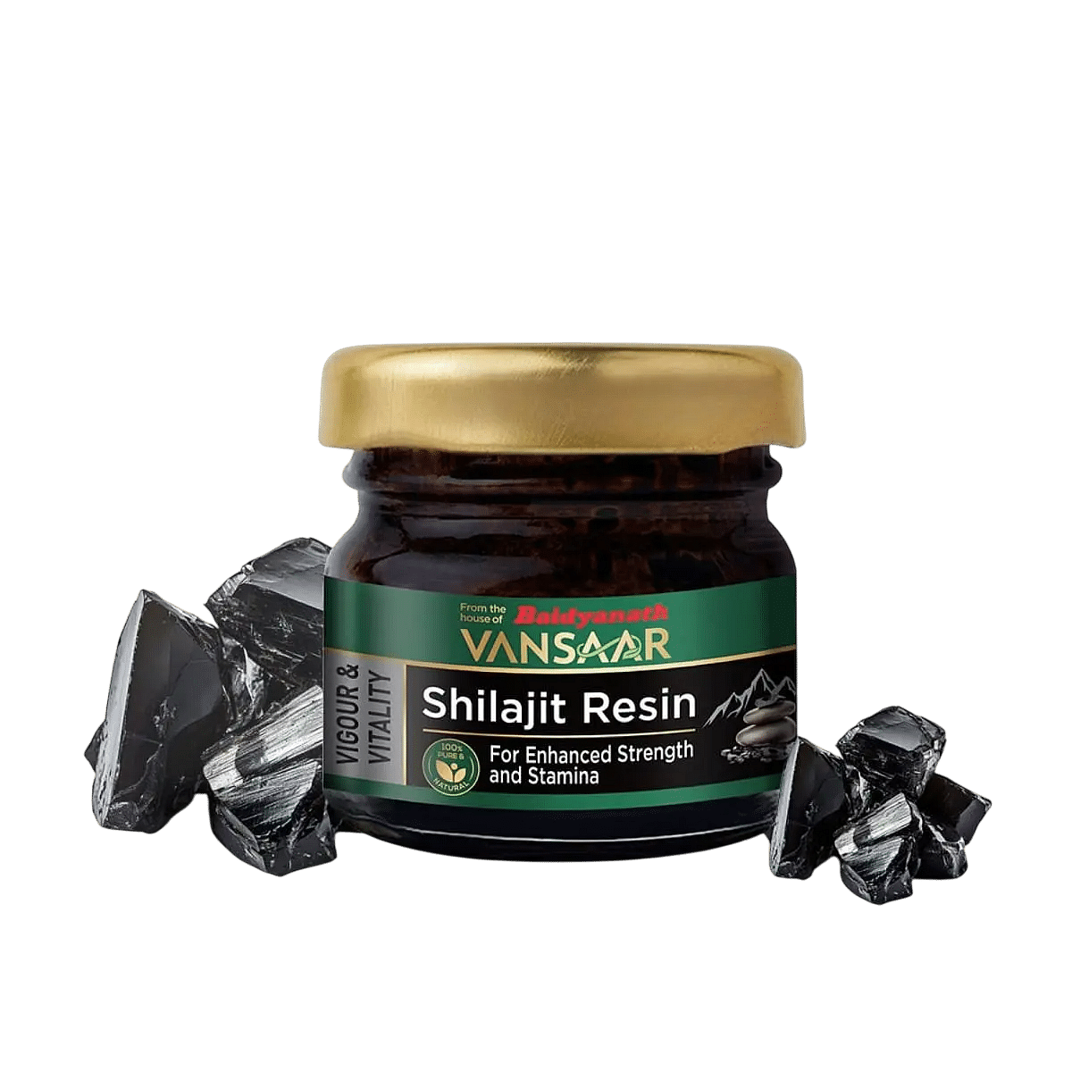 Vansaar Shilajit/Shilajeet Resin, 15g - Performance Booster | Original Shilajit | Naturally Boost Strength & Stamina | Suitable for Men & Women
Vansaar Shilajit/Shilajeet Resin, 15g - Performance Booster | Original Shilajit | Naturally Boost Strength & Stamina | Suitable for Men & Women