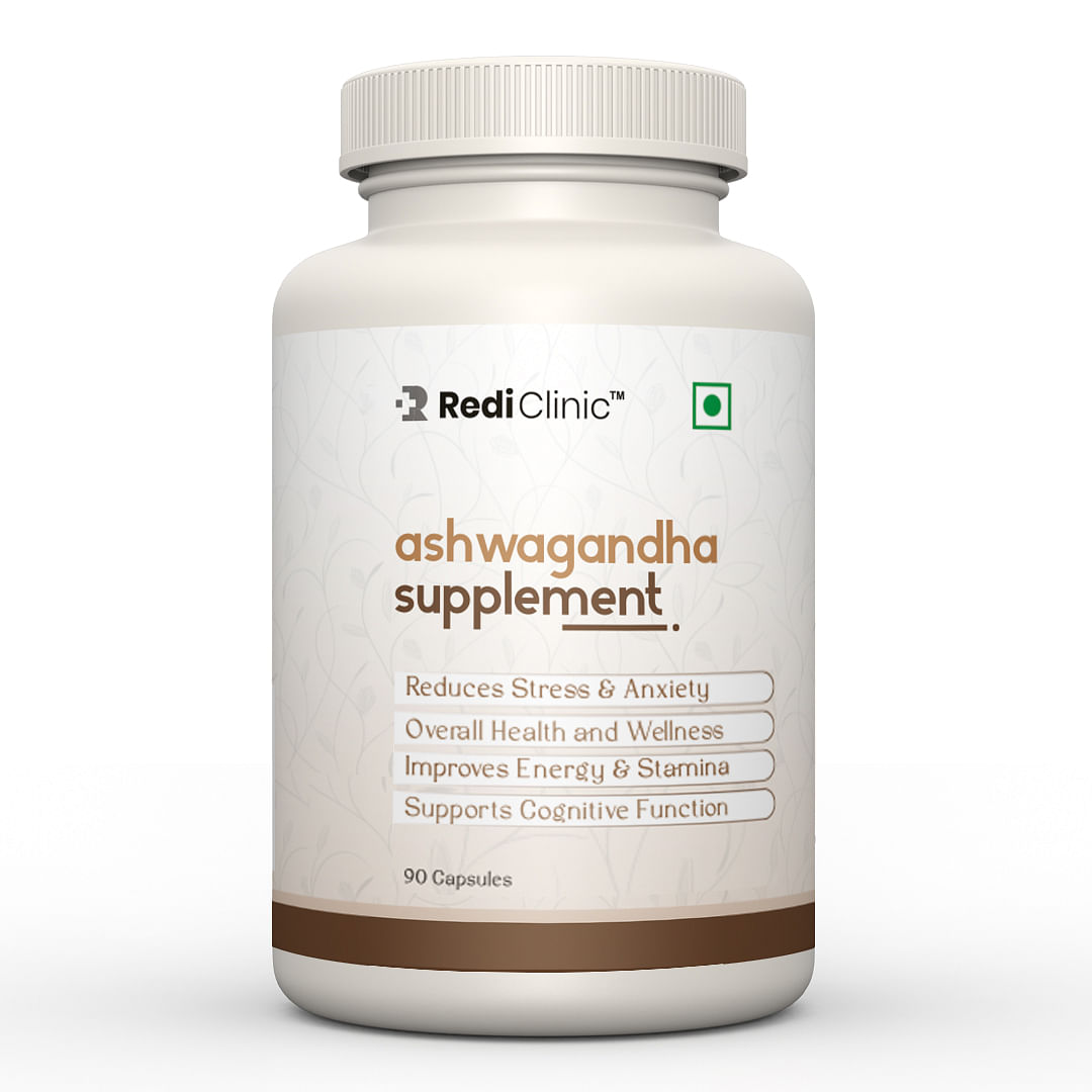 RediClinic Ashwagandha Capsules | Stress & Anxiety Relief Tablets | Rejuvenates Mind & Body | Helps to Boost Stamina, Strengthens Immunity - 90 Cap...
RediClinic Ashwagandha Capsules | Stress & Anxiety Relief Tablets | Rejuvenates Mind & Body | Helps to Boost Stamina, Strengthens Immunity - 90 Cap...