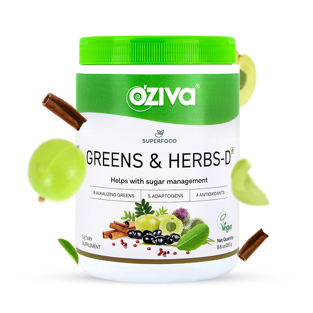 OZiva Superfood Greens & Herbs for Diabetes and Prediabetes, 250g| OZiva Greens & Herbs for Sugar Control and Diabetes Management (with Moringa, Mi...
OZiva Superfood Greens & Herbs for Diabetes and Prediabetes, 250g| OZiva Greens & Herbs for Sugar Control and Diabetes Management (with Moringa, Mi...