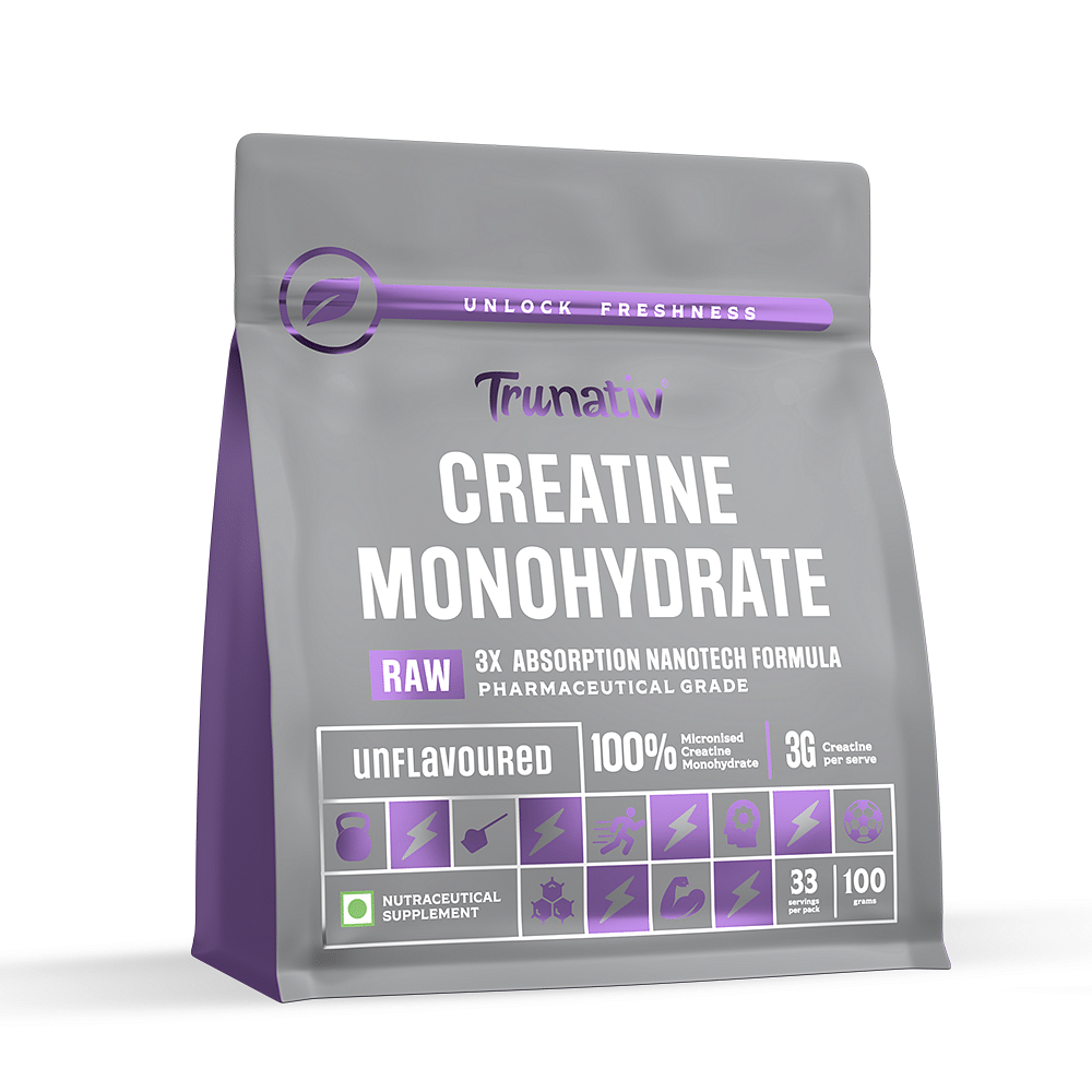 TruNativ Micronised Creatine | Unflavoured | Pure Creatine Monohydrate 100g | For Enhanced Strength & Fast-Absorbing | Recovery and Mental Focus | ...
TruNativ Micronised Creatine | Unflavoured | Pure Creatine Monohydrate 100g | For Enhanced Strength & Fast-Absorbing | Recovery and Mental Focus | ...