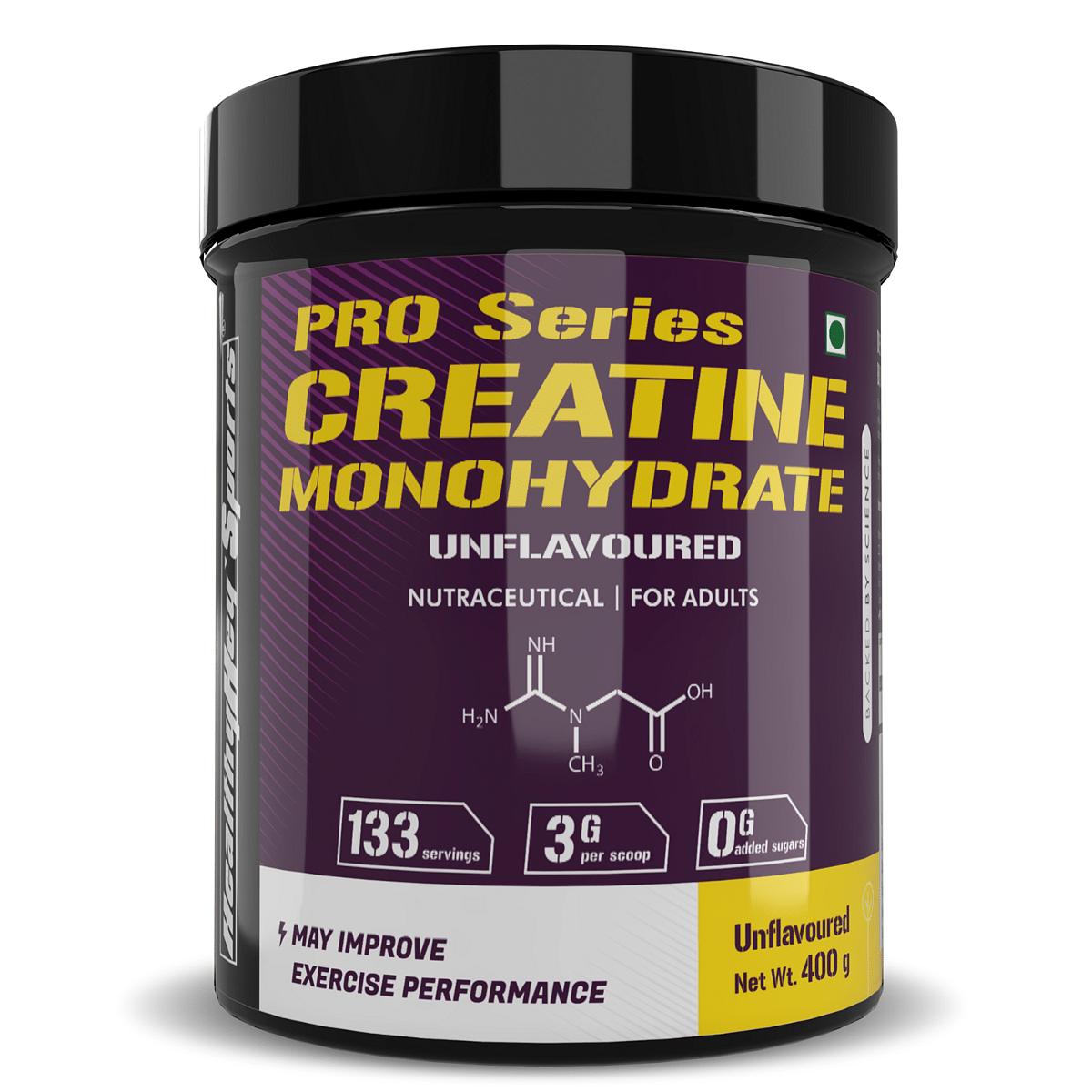HealthyHey Sports Creatine Monohydrate 400G - 133 Servings (Unflavoured, 400g)
HealthyHey Sports Creatine Monohydrate 400G - 133 Servings (Unflavoured, 400g)
