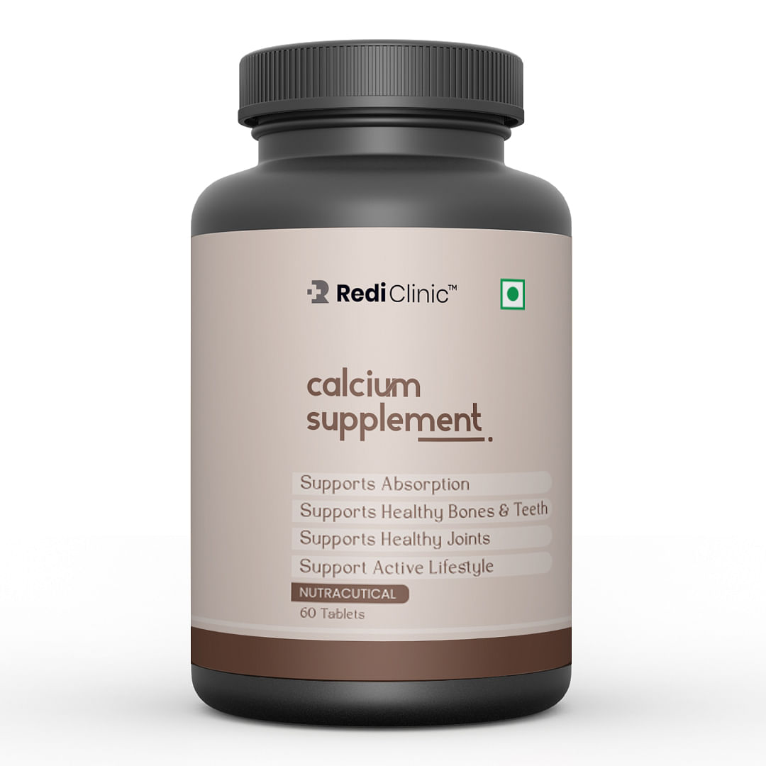 RediClinic Calcium & Vitamin D3 Tablets | For Bone Health & Joint Support - 60 Tablets
RediClinic Calcium & Vitamin D3 Tablets | For Bone Health & Joint Support - 60 Tablets