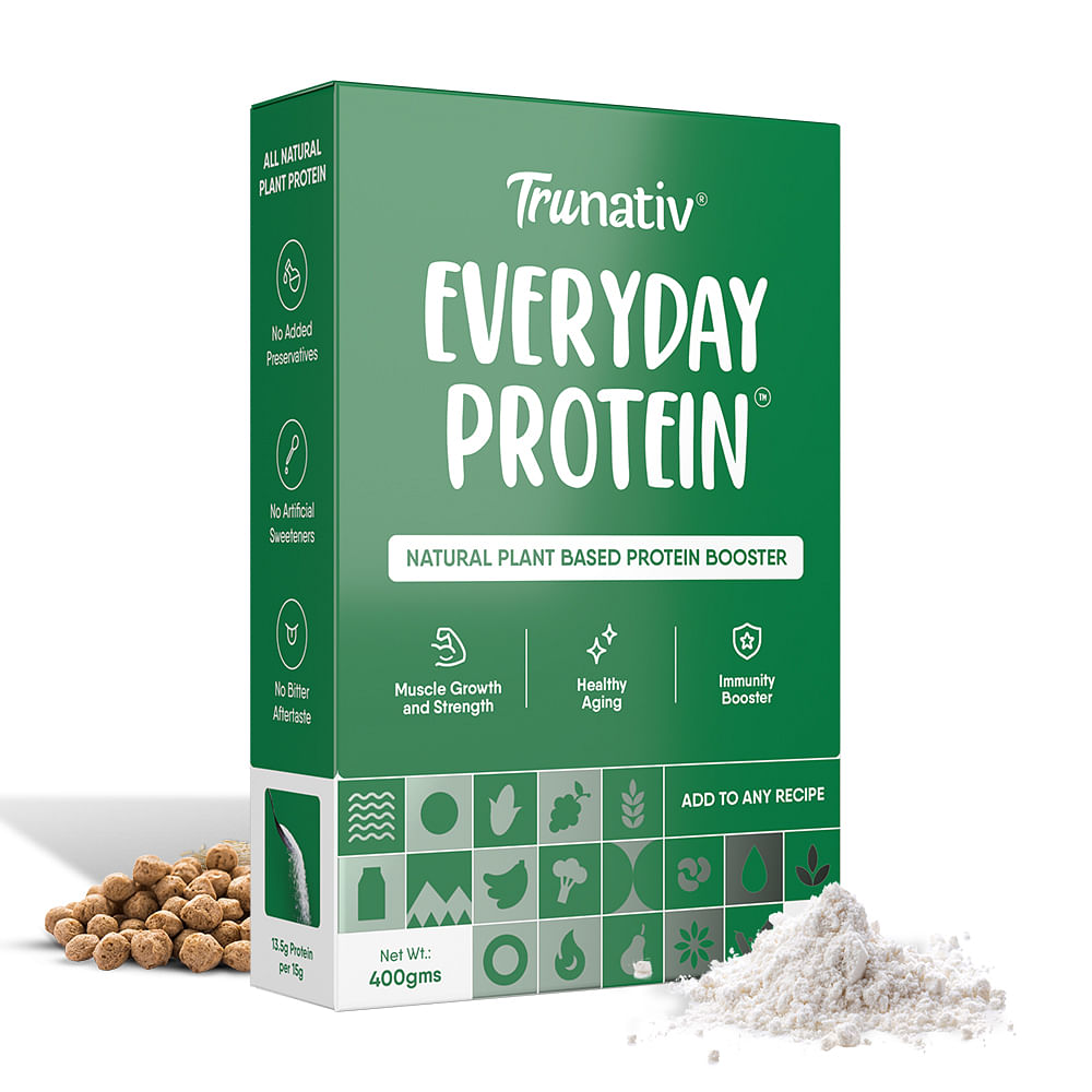 TruNativ Everyday Plant Protein| 13.5g Protein| Soy, Pea & Brown Rice Protein| Keto Friendly| For Men & Women| Cook, Bake, Blend| Add to your Daily...
TruNativ Everyday Plant Protein| 13.5g Protein| Soy, Pea & Brown Rice Protein| Keto Friendly| For Men & Women| Cook, Bake, Blend| Add to your Daily...
