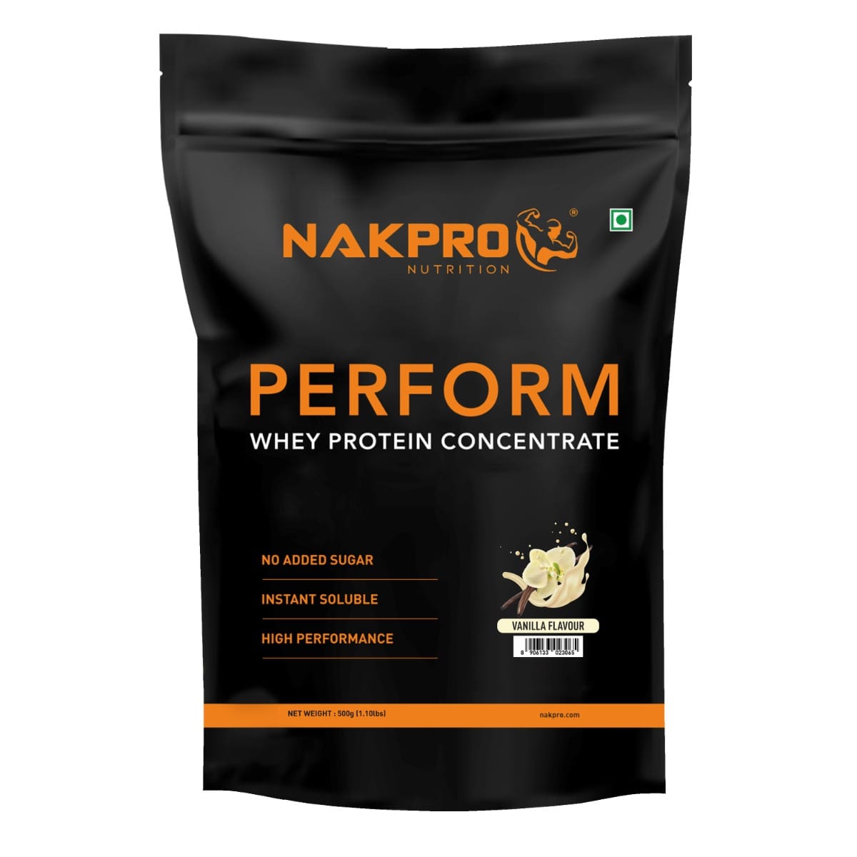NAKPRO Perform Whey Protein Concentrate 500g Vanilla | 24g Protein, 5.3g BCAA | Trustified Certified 100% Authentic Supplement Powder & No Adultera...
NAKPRO Perform Whey Protein Concentrate 500g Vanilla | 24g Protein, 5.3g BCAA | Trustified Certified 100% Authentic Supplement Powder & No Adultera...