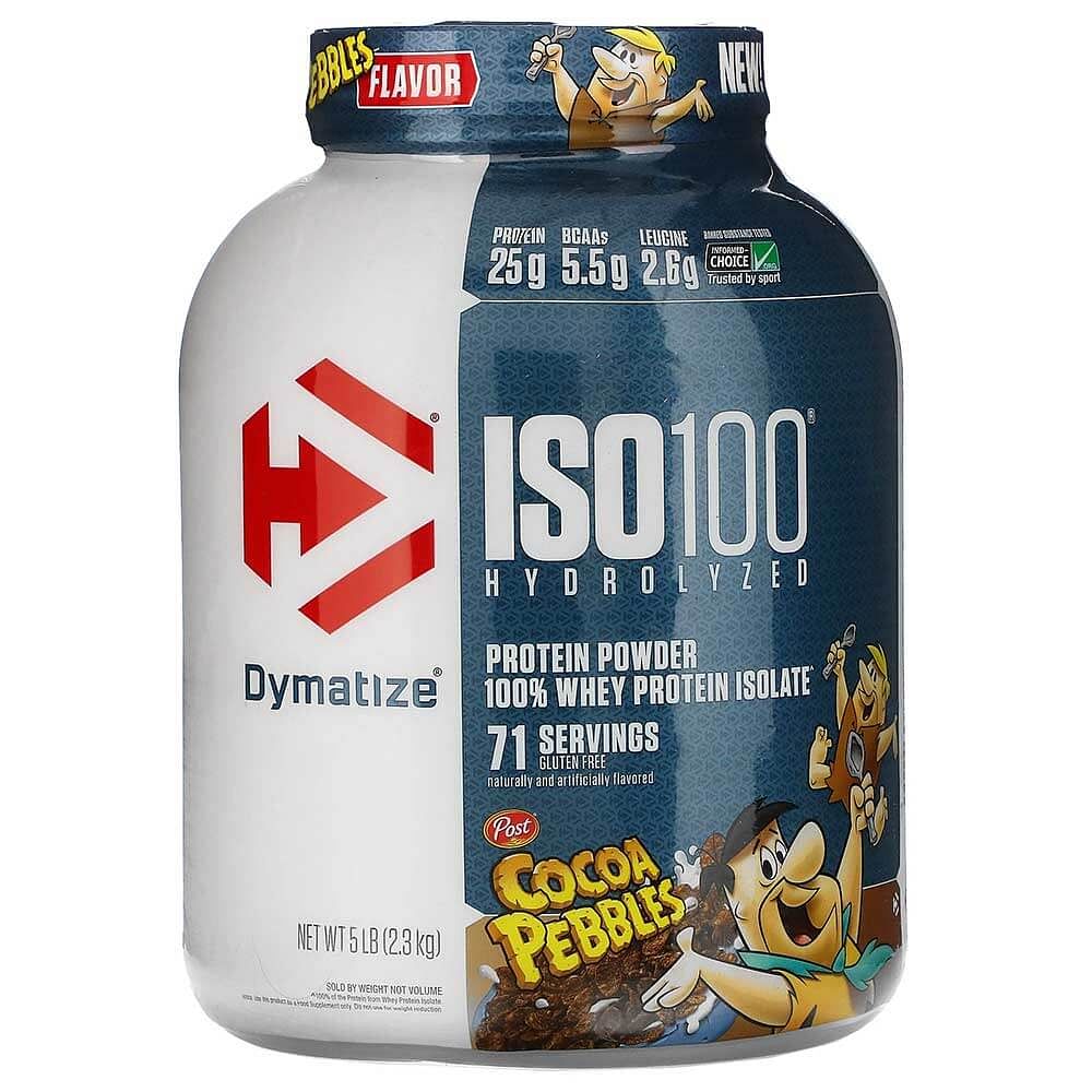 Dymatize Nutrition ISO 100 Hydrolyzed Protein Powder, 100% Whey Isolate Protein, 25g of Protein, 5.5g BCAAs, Gluten Free, Fast Absorbing, Easy Dige...
Dymatize Nutrition ISO 100 Hydrolyzed Protein Powder, 100% Whey Isolate Protein, 25g of Protein, 5.5g BCAAs, Gluten Free, Fast Absorbing, Easy Dige...