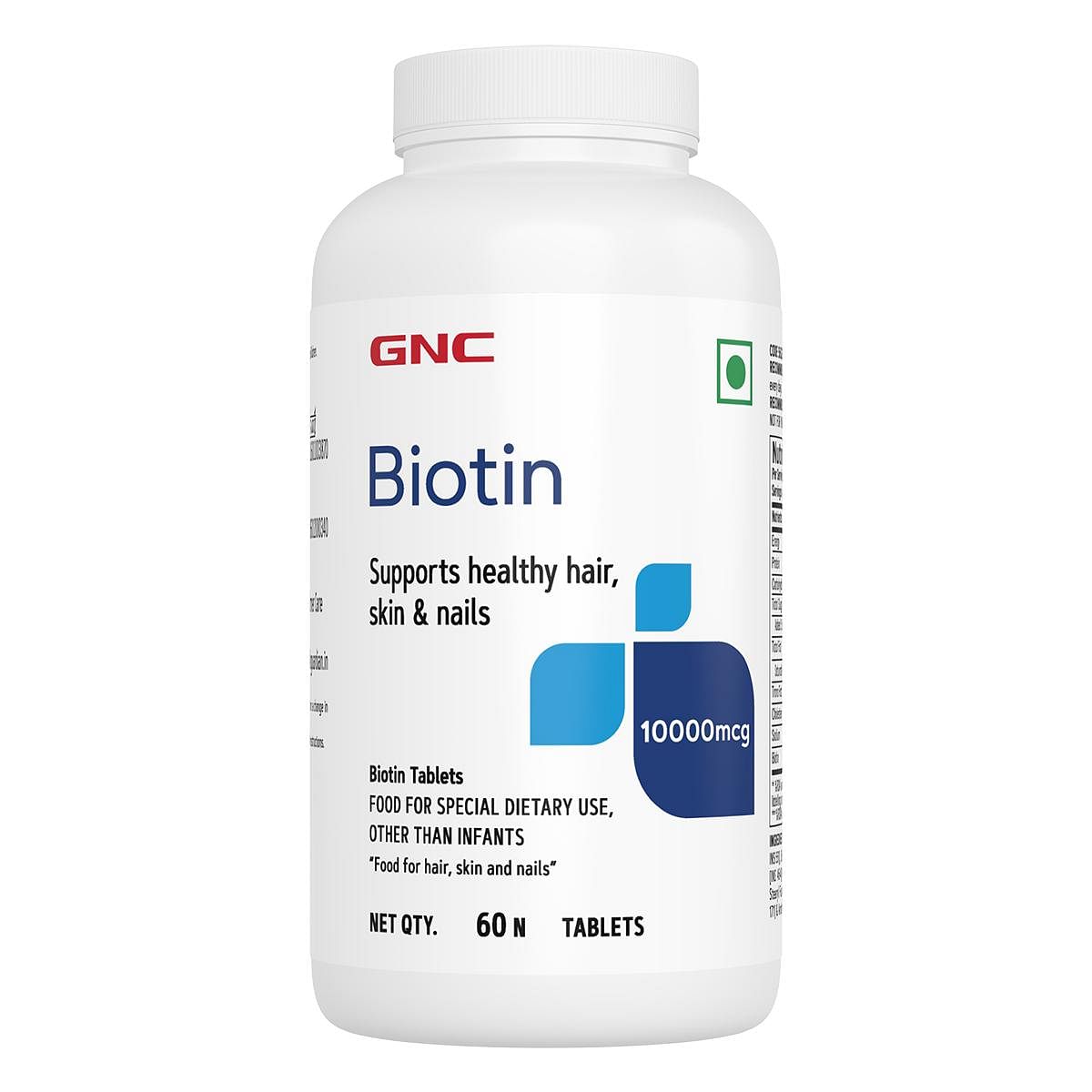 GNC Biotin 10000mcg Tablets | Reduces Hair Fall & Thinning | Promotes Hair Growth | Controls Frizz | Smoothens Hair Texture | Improves Skin & Nails...
GNC Biotin 10000mcg Tablets | Reduces Hair Fall & Thinning | Promotes Hair Growth | Controls Frizz | Smoothens Hair Texture | Improves Skin & Nails...