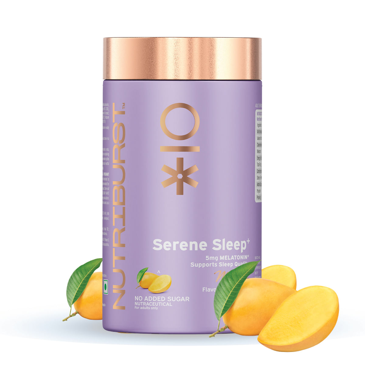 Nutriburst Serene Sleep 5MG Melatonin Gummies for Quality Deep Sleep, Fresh Wake Up No Stress & Anxiety Natural Non-Addictive, Non Habit Forming, N...
Nutriburst Serene Sleep 5MG Melatonin Gummies for Quality Deep Sleep, Fresh Wake Up No Stress & Anxiety Natural Non-Addictive, Non Habit Forming, N...