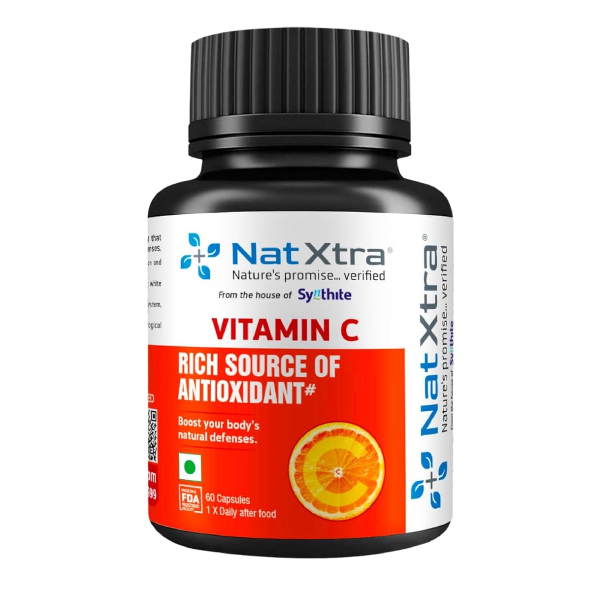 Natxtra Vitamin C | Immunity & Skin Health Support | Boosts Resistance Against Infections & Enhances Skin Radiance | 60 Veg Capsules
Natxtra Vitamin C | Immunity & Skin Health Support | Boosts Resistance Against Infections & Enhances Skin Radiance | 60 Veg Capsules