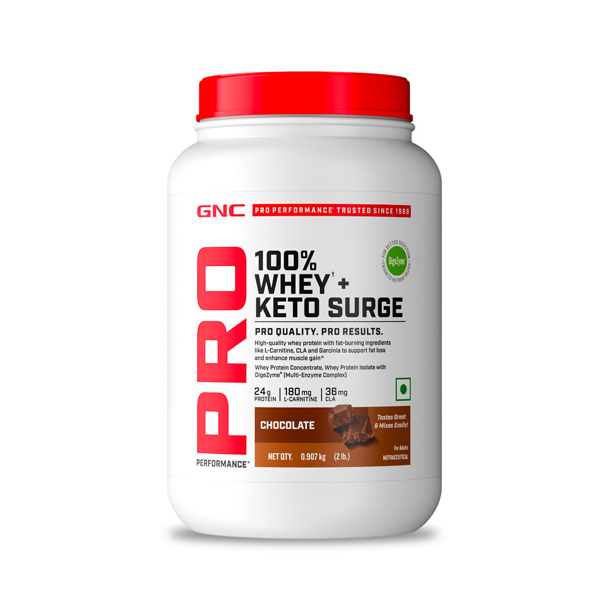 GNC PP 100% Whey Keto Surge Chocolate 2lb
GNC PP 100% Whey Keto Surge Chocolate 2lb
