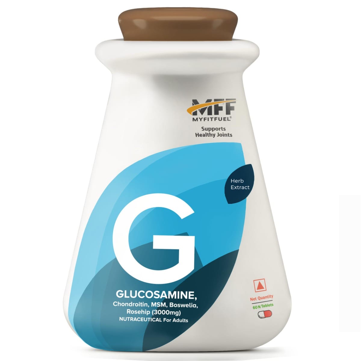 MyFitFuel Glucosamine with Chondroitin sulfate, MSM & Hyaluronic Acid, (3000mg), 60 Capsules
MyFitFuel Glucosamine with Chondroitin sulfate, MSM & Hyaluronic Acid, (3000mg), 60 Capsules
