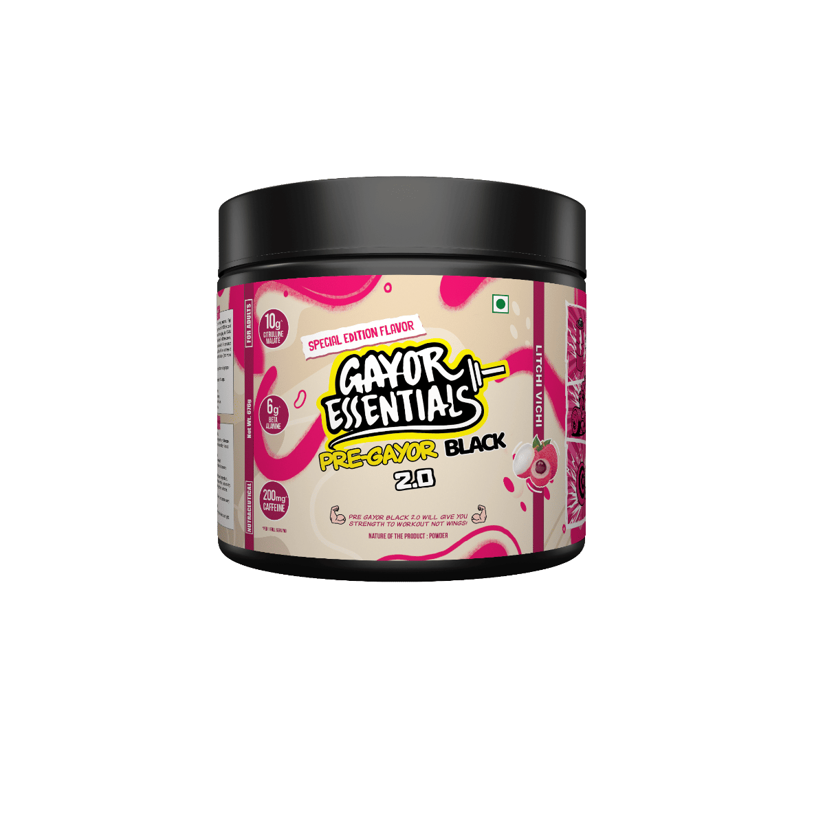 Gayor Essentials Pre Gayor Black 2.0 Optimally Dosed Advanced Pre Workout 10 g Citrulline Malate 6 g Beta Alanine 200 mg Caffeine L-Theanine Energy...
Gayor Essentials Pre Gayor Black 2.0 Optimally Dosed Advanced Pre Workout 10 g Citrulline Malate 6 g Beta Alanine 200 mg Caffeine L-Theanine Energy...