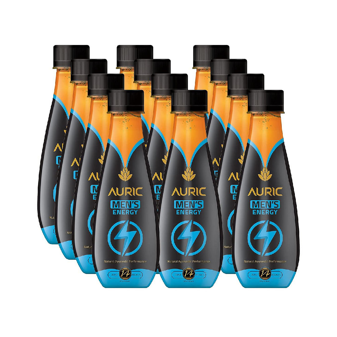 Auric Men's Energy Drink in Coconut Water Made with Natural Ayurvedic Herbs Energy Drink in Pomegranate Flavor Pack of 12 Bottles
Auric Men's Energy Drink in Coconut Water Made with Natural Ayurvedic Herbs Energy Drink in Pomegranate Flavor Pack of 12 Bottles