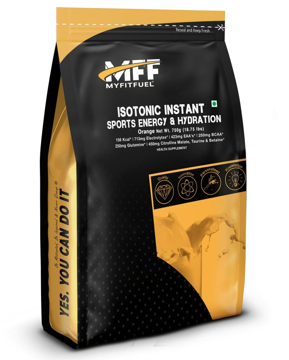 MyFitFuel Isotonic Instant Sports Energy Hydration+ BCAA, EAA, 17 Ingredient- 750g Orange
MyFitFuel Isotonic Instant Sports Energy Hydration+ BCAA, EAA, 17 Ingredient- 750g Orange