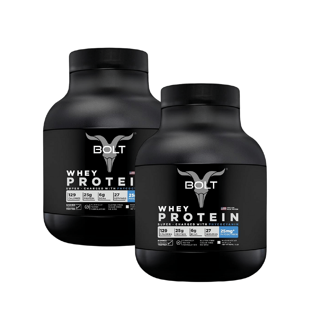 Bolt Whey Protein (25G Per Serving) - 907G | Madagascar Vanilla | 27 Servings | 25Mg Phycocyanin | Improves Performance | Faster Recovery | Muscle...
Bolt Whey Protein (25G Per Serving) - 907G | Madagascar Vanilla | 27 Servings | 25Mg Phycocyanin | Improves Performance | Faster Recovery | Muscle...