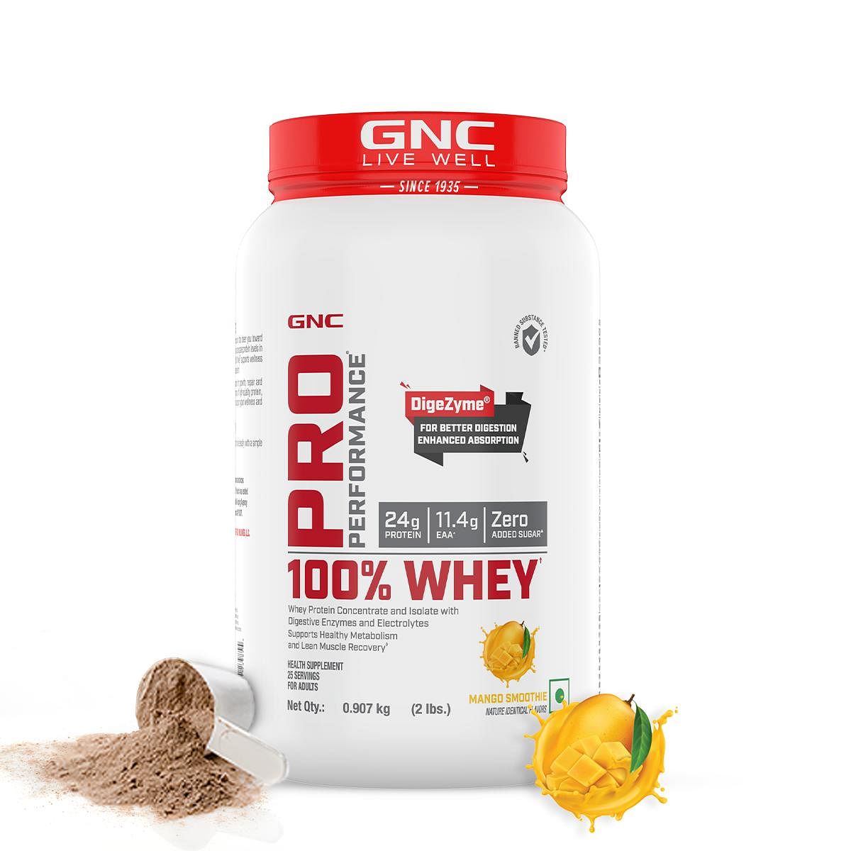 GNC Pro Performance 100% Whey Protein Powder | Boosts Strength & Endurance | Builds Lean Muscles | Fastens Muscle Recovery | Formulated In USA | 24...
GNC Pro Performance 100% Whey Protein Powder | Boosts Strength & Endurance | Builds Lean Muscles | Fastens Muscle Recovery | Formulated In USA | 24...