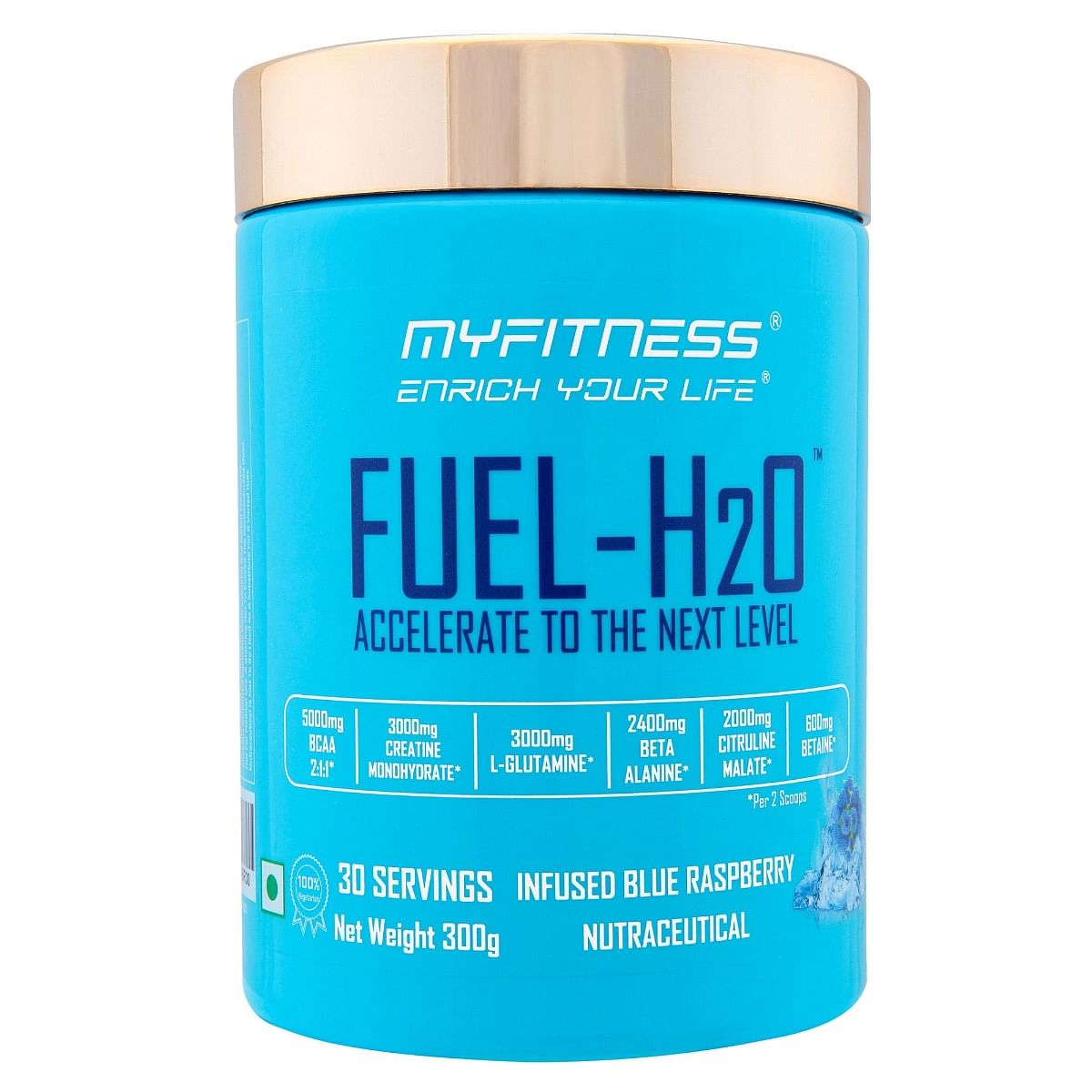 Myfitness® FUEL-H2O|5000mg BCAA 2:1:1|3000mg Creatine|3000mg L-Glutamine|2400mg Beta Alanine|2000mg Citruline Malate|1000mg Taurine|600mg Betaine| ...
Myfitness® FUEL-H2O|5000mg BCAA 2:1:1|3000mg Creatine|3000mg L-Glutamine|2400mg Beta Alanine|2000mg Citruline Malate|1000mg Taurine|600mg Betaine| ...
