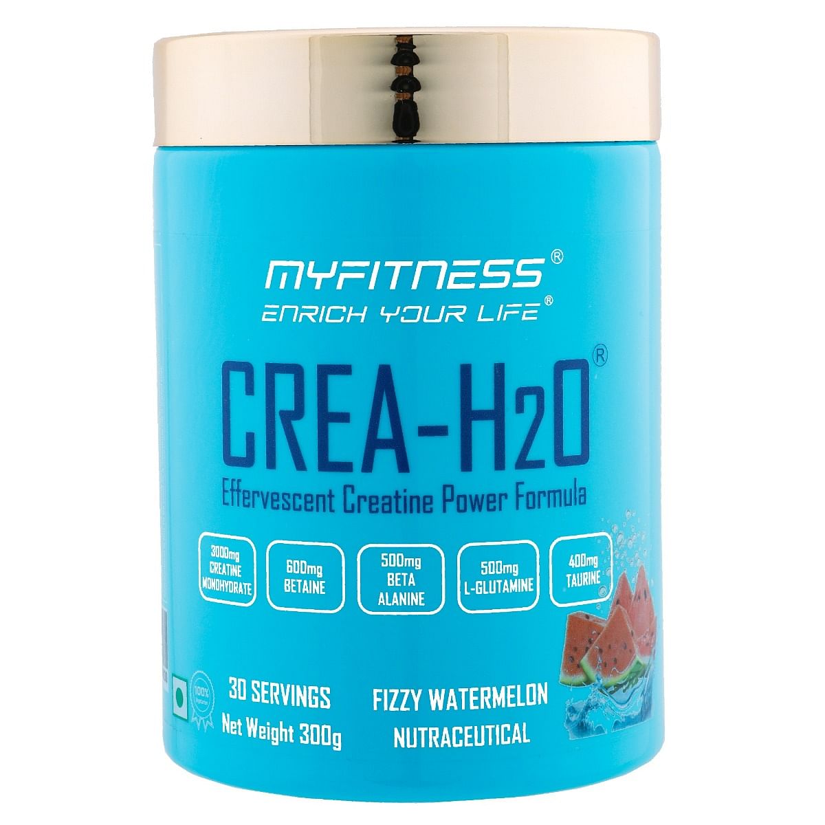 MYFITNESS ® CREA-H2O Creatine Monohydrate 30 Servings| 3000mg Creatine Monohydrate|600mg Betaine|500mg Beta Alanine|500mg L-Glutamine|600mg Electr...
MYFITNESS ® CREA-H2O Creatine Monohydrate 30 Servings| 3000mg Creatine Monohydrate|600mg Betaine|500mg Beta Alanine|500mg L-Glutamine|600mg Electr...
