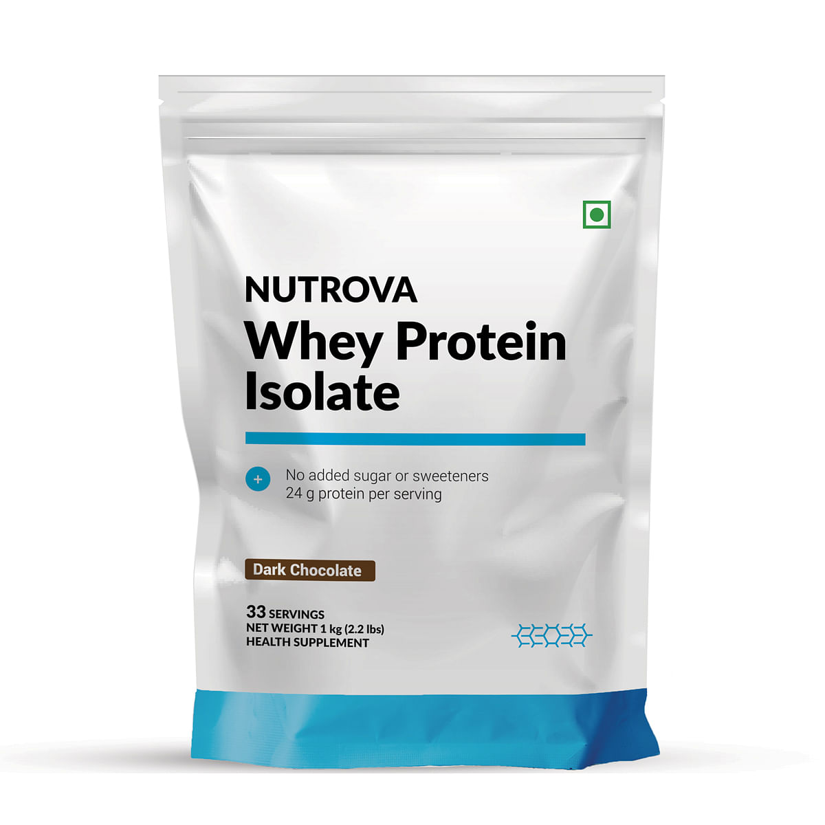 NUTROVA Whey Protein Isolate for Men & Women 24g Protein Every 30g Scoop, 5.5g BCAAs, Cocoa Powder & Dark Chocolate Flavour (No Artificial Sweetene...
NUTROVA Whey Protein Isolate for Men & Women 24g Protein Every 30g Scoop, 5.5g BCAAs, Cocoa Powder & Dark Chocolate Flavour (No Artificial Sweetene...