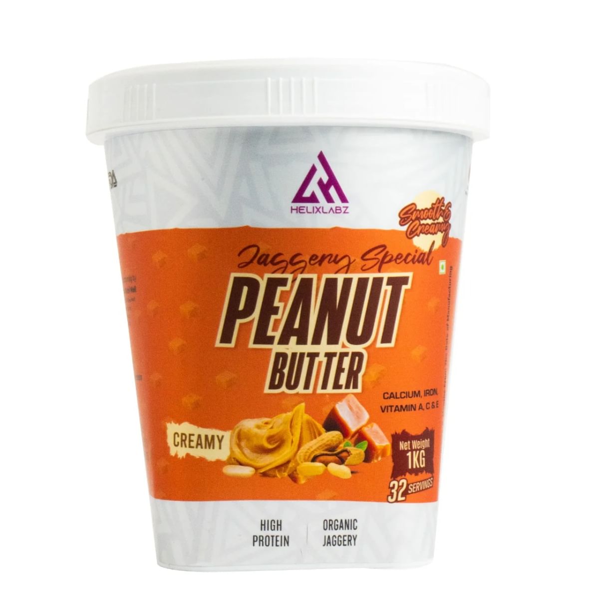 Helixlabz High Protein Peanut Butter with Brown Sugar , Calcium ,Iron and other Vitamin A C & E | 1 Kg| Special Jaggery
Helixlabz High Protein Peanut Butter with Brown Sugar , Calcium ,Iron and other Vitamin A C & E | 1 Kg| Special Jaggery
