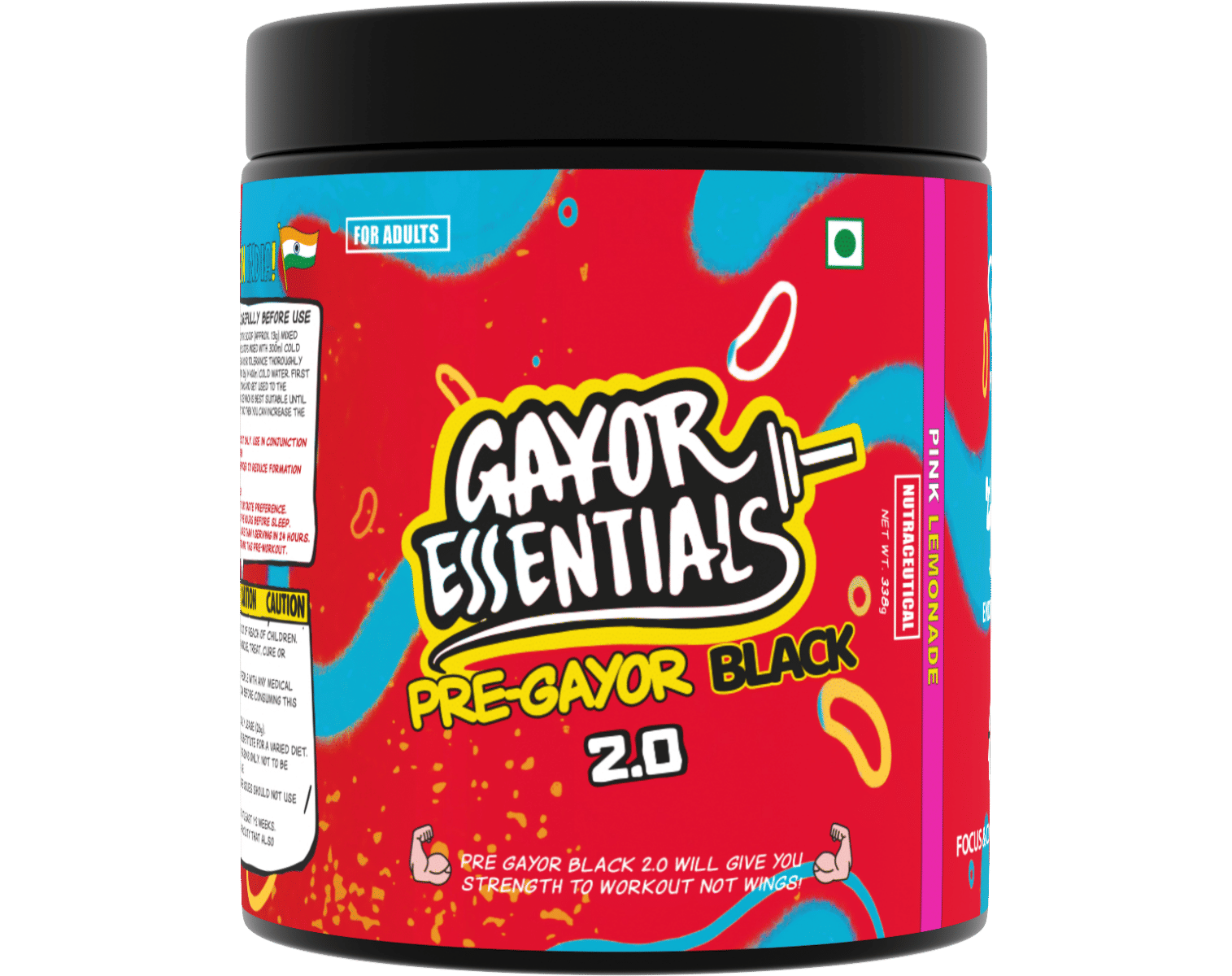 Gayor Essentials Pre Gayor Black 2.0 Optimally Dosed Advanced Pre Workout 10 g Citrulline Malate 6 g Beta Alanine 300 mg Caffeine L-Theanine Energy...
Gayor Essentials Pre Gayor Black 2.0 Optimally Dosed Advanced Pre Workout 10 g Citrulline Malate 6 g Beta Alanine 300 mg Caffeine L-Theanine Energy...