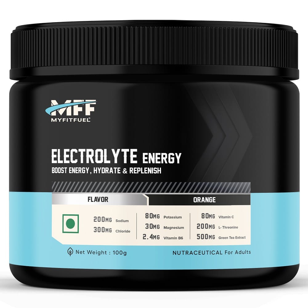 MyFitFuel Electrolyte Energy Hydration Replenishment + Green Tea Ext, Threonine 100 Orange
MyFitFuel Electrolyte Energy Hydration Replenishment + Green Tea Ext, Threonine 100 Orange