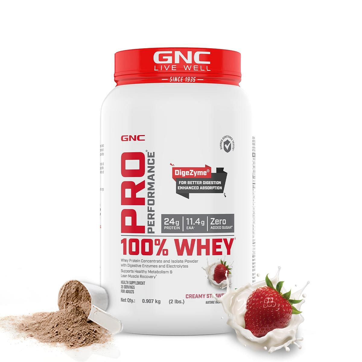 GNC Pro Performance 100% Whey Protein Powder | Boosts Strength & Endurance | Builds Lean Muscles | Fastens Muscle Recovery | Formulated In USA | 24...
GNC Pro Performance 100% Whey Protein Powder | Boosts Strength & Endurance | Builds Lean Muscles | Fastens Muscle Recovery | Formulated In USA | 24...