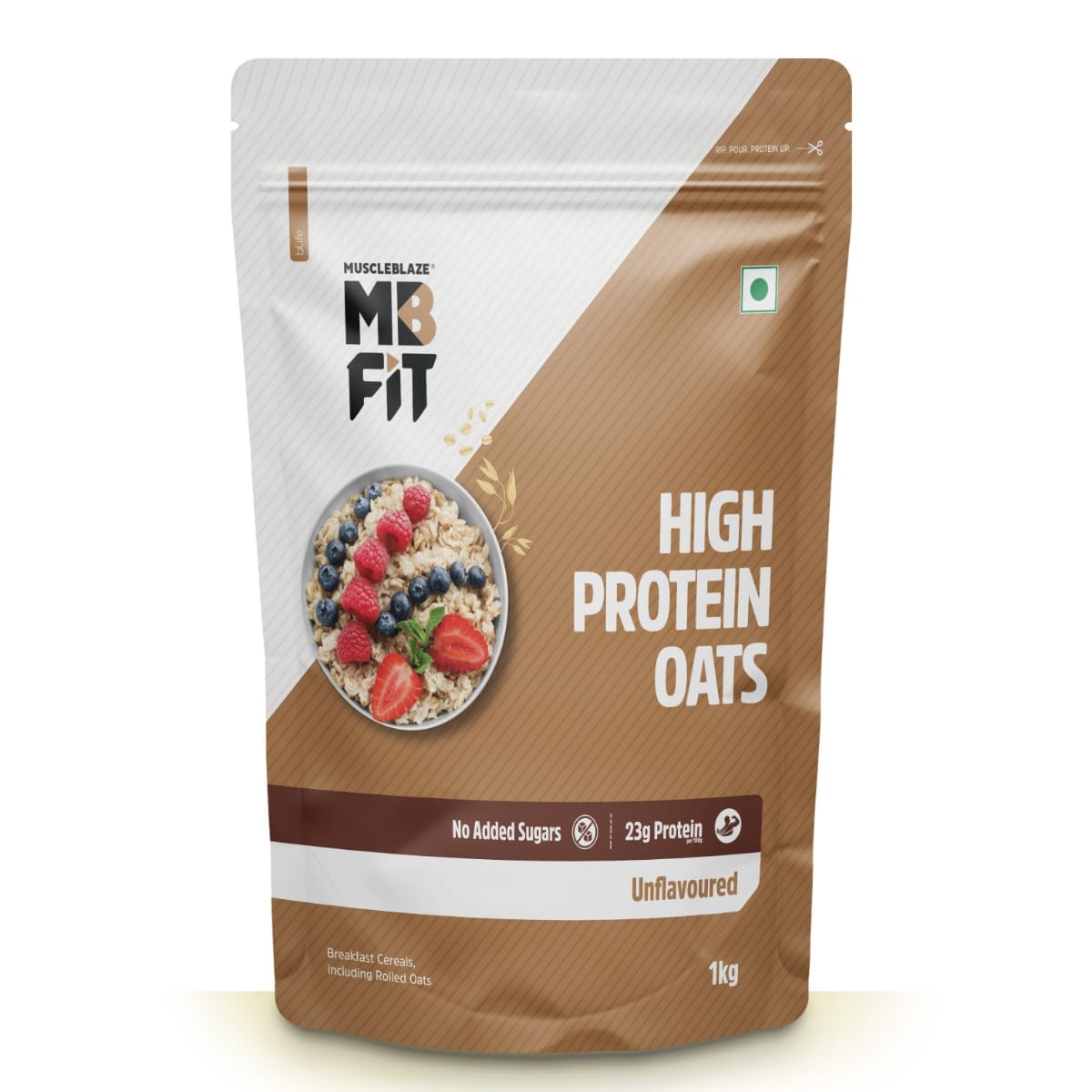 MuscleBlaze Fit High Protein Oats | 23g Protein | Breakfast Cereals for Weight Management (Unflavoured, 1kg)
MuscleBlaze Fit High Protein Oats | 23g Protein | Breakfast Cereals for Weight Management (Unflavoured, 1kg)