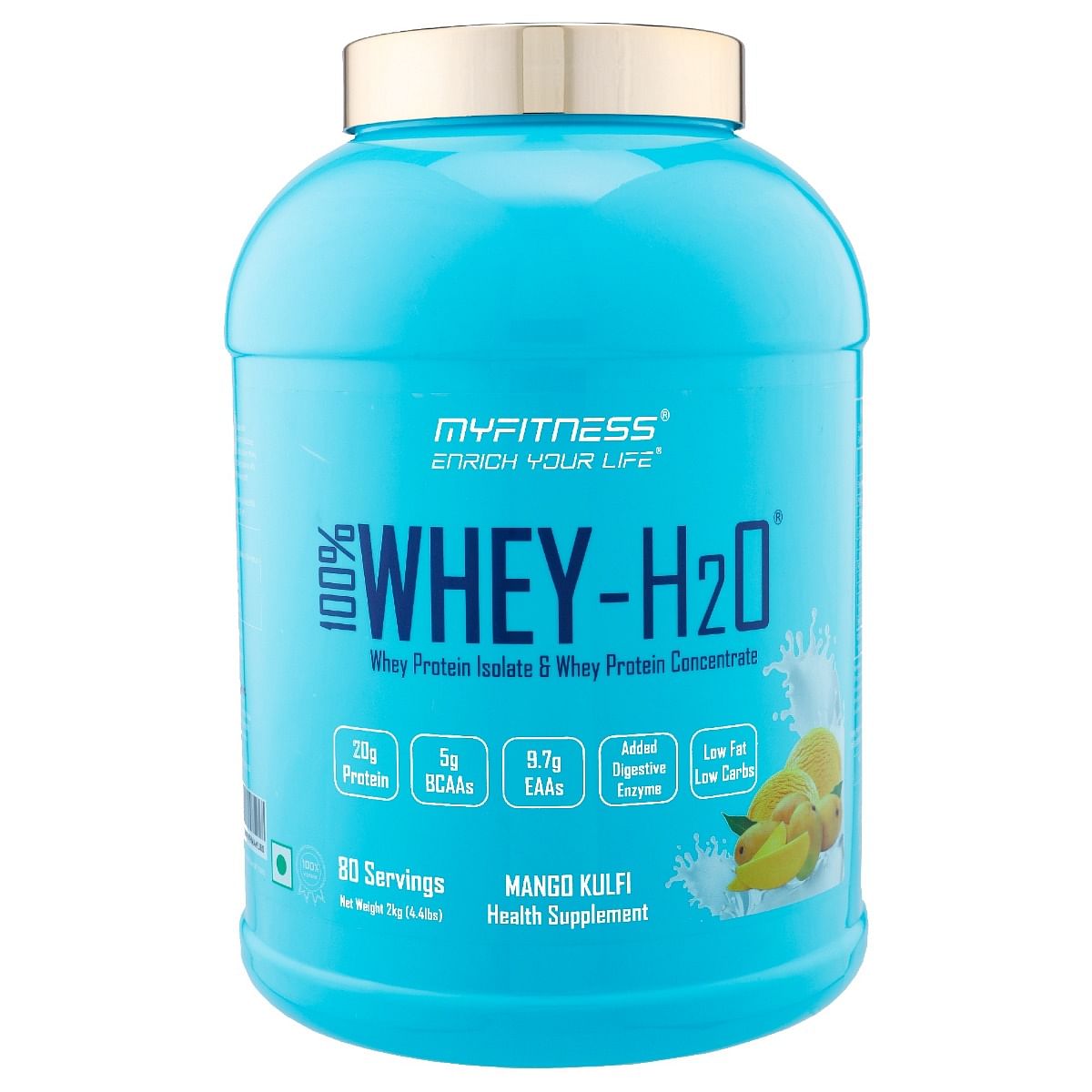 MYFITNESS ® 100% WHEY-H2O 80 Servings |Whey Protein Powder| Whey Protein Isolate First Source Whey Protein Concentrate Second Source|80% Protein Pe...
MYFITNESS ® 100% WHEY-H2O 80 Servings |Whey Protein Powder| Whey Protein Isolate First Source Whey Protein Concentrate Second Source|80% Protein Pe...