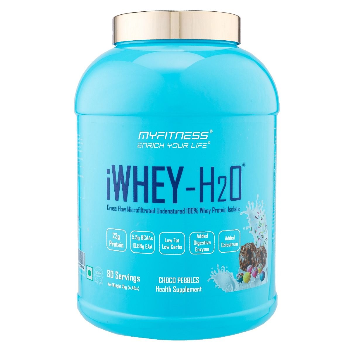 MYFITNESS ® iWHEY- H2O 80 Servings|Whey Protein Isolate| 88% Premium Whey Protein Isolate Per Serving|5.5g BCAA| 10.68g EAA| Added Digestive Enzyme...
MYFITNESS ® iWHEY- H2O 80 Servings|Whey Protein Isolate| 88% Premium Whey Protein Isolate Per Serving|5.5g BCAA| 10.68g EAA| Added Digestive Enzyme...