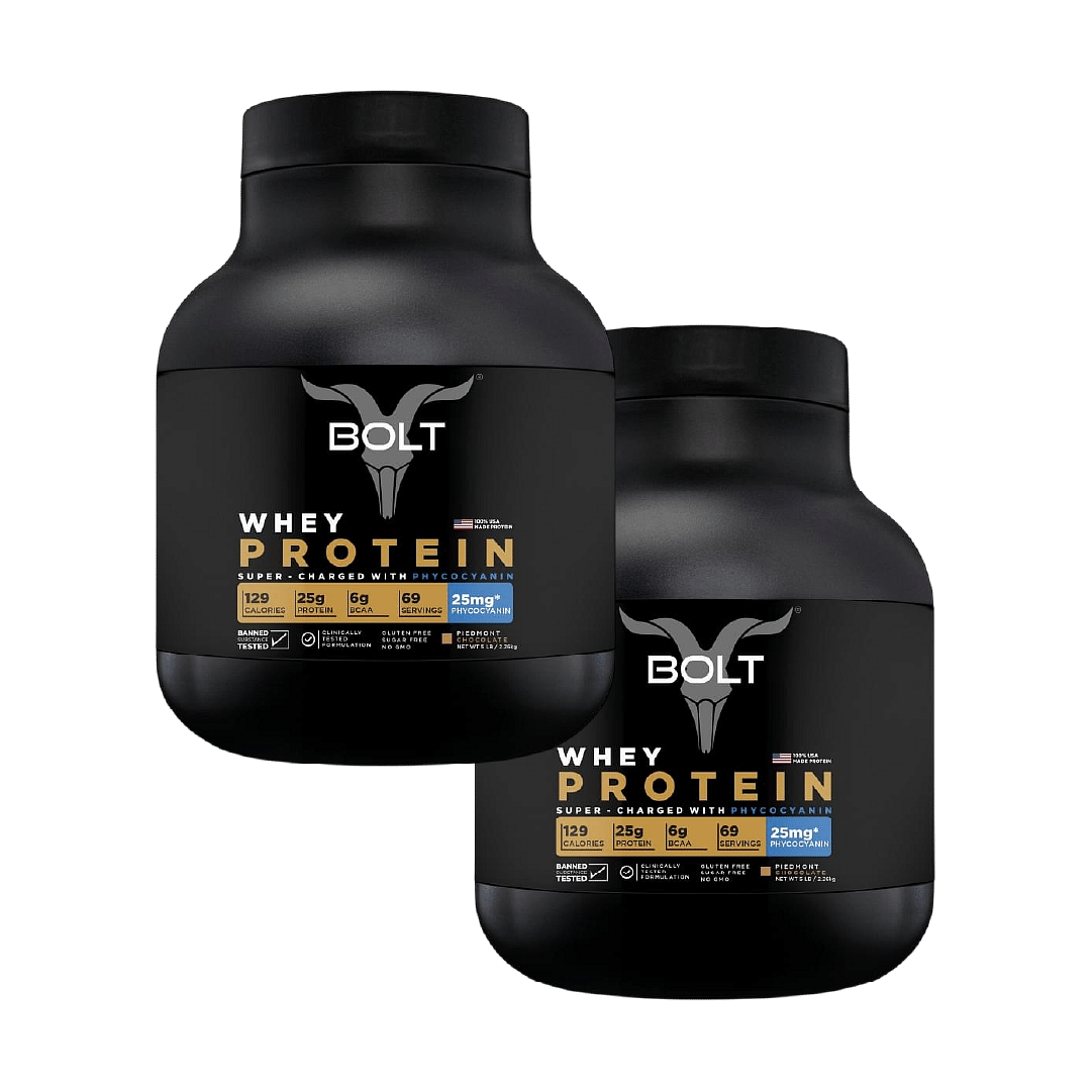 Bolt Whey Protein 2.26Kg | Piedmont Chocolate | 69 Servings | 25G Protein | 25Mg Phycocyanin | Improves Performance | Faster Recovery | Muscle Grow...
Bolt Whey Protein 2.26Kg | Piedmont Chocolate | 69 Servings | 25G Protein | 25Mg Phycocyanin | Improves Performance | Faster Recovery | Muscle Grow...
