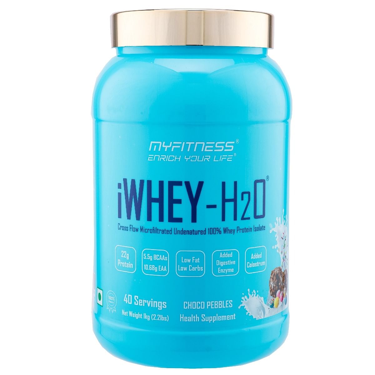 MYFITNESS ® iWHEY- H2O 40 Servings|Whey Protein Isolate| 88% Premium Whey Protein Isolate Per Serving|5.5g BCAA| 10.68g EAA| Added Digestive Enzyme...
MYFITNESS ® iWHEY- H2O 40 Servings|Whey Protein Isolate| 88% Premium Whey Protein Isolate Per Serving|5.5g BCAA| 10.68g EAA| Added Digestive Enzyme...