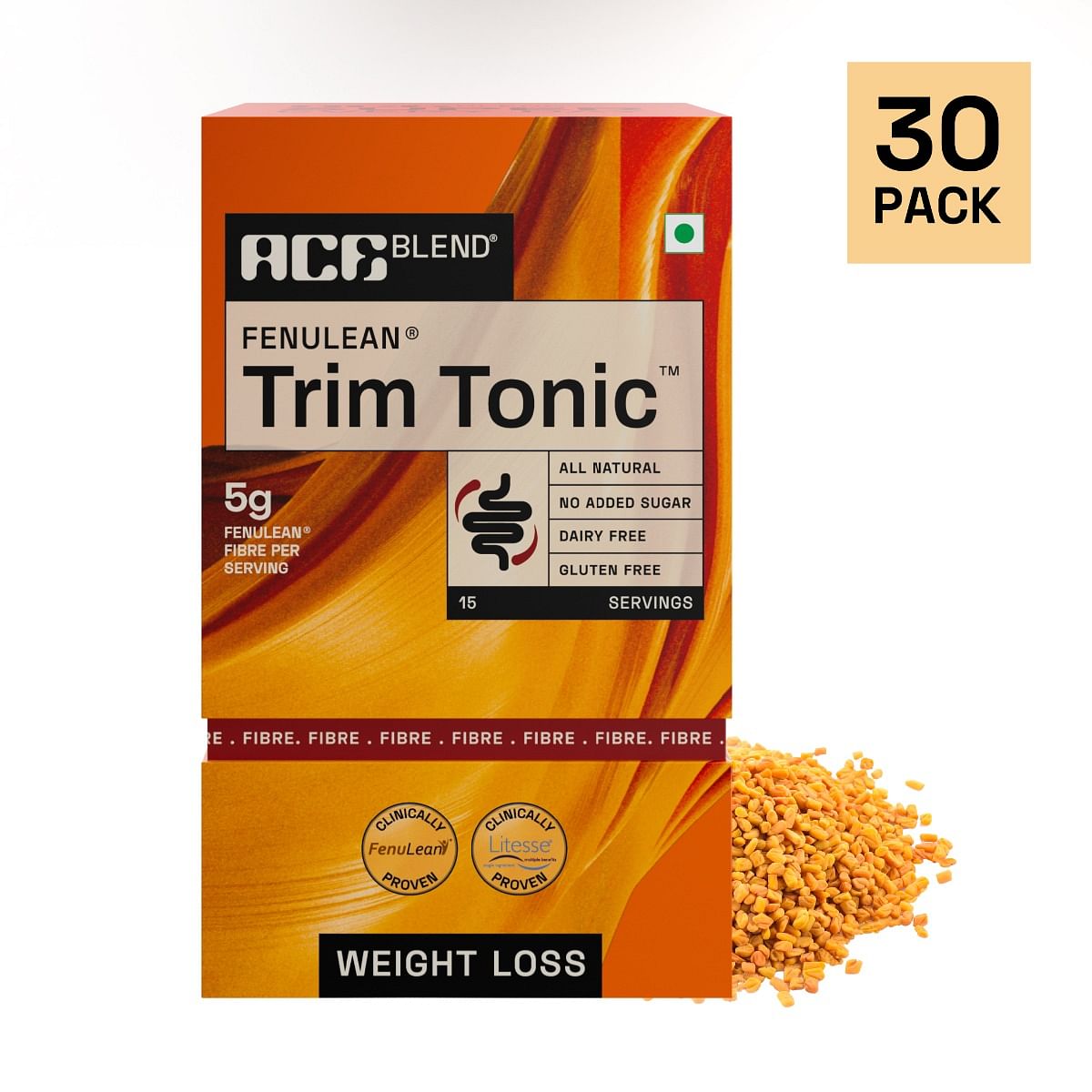 Ace Blend Trim Tonic™ | 30 Serves | Proven Weight Loss | Daily Fiber | Sugar Management | Psyllium-Free | Gut Health | Soluble+Insoluble | 100% Nat...
Ace Blend Trim Tonic™ | 30 Serves | Proven Weight Loss | Daily Fiber | Sugar Management | Psyllium-Free | Gut Health | Soluble+Insoluble | 100% Nat...