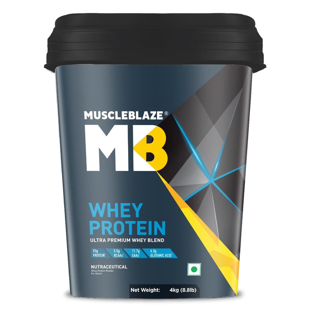 MuscleBlaze 100 Whey Protein, Ultra Premium Blend with Whey Protein Concentrate & Whey Protein Isolate, 25 g Protein per Scoop (Rich Milk Chocolate...
MuscleBlaze 100 Whey Protein, Ultra Premium Blend with Whey Protein Concentrate & Whey Protein Isolate, 25 g Protein per Scoop (Rich Milk Chocolate...