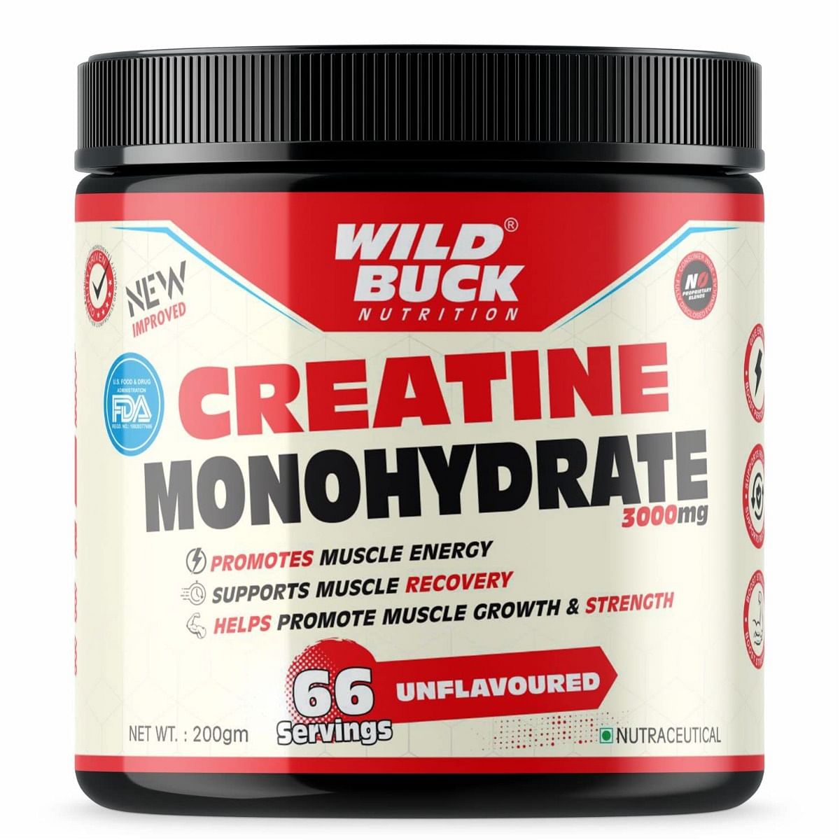 WILD BUCK Creatine Monohydrate Powder,Strength,Reduce Fatigue,100% Pure Creatine,Lean Muscle Building,Supports Muscle Growth,Athletic Performance,R...
WILD BUCK Creatine Monohydrate Powder,Strength,Reduce Fatigue,100% Pure Creatine,Lean Muscle Building,Supports Muscle Growth,Athletic Performance,R...