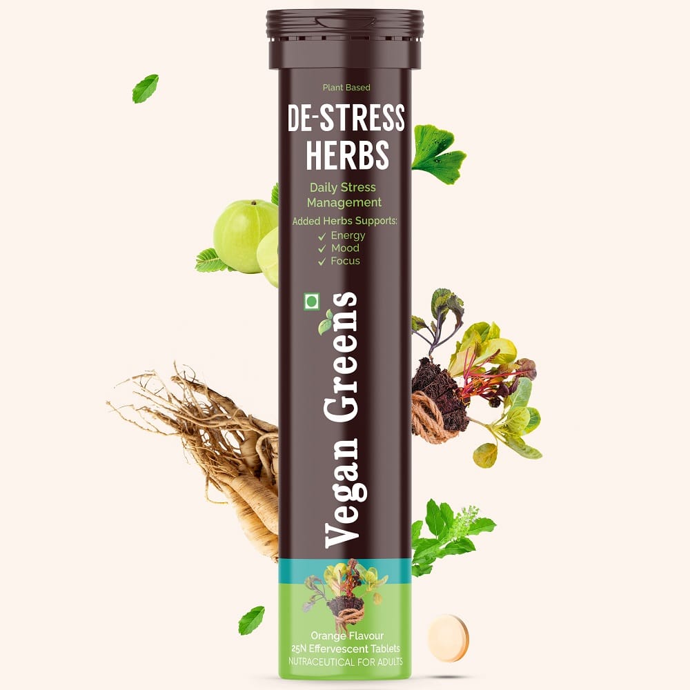 Vegan Greens Plant Based DE-STRESS Ayurvedic Natural Herbs. Daily Stress Manamenent. For Energy, Mood, Focus, Calmess & Anxiety Control. Rejuvenate...
Vegan Greens Plant Based DE-STRESS Ayurvedic Natural Herbs. Daily Stress Manamenent. For Energy, Mood, Focus, Calmess & Anxiety Control. Rejuvenate...
