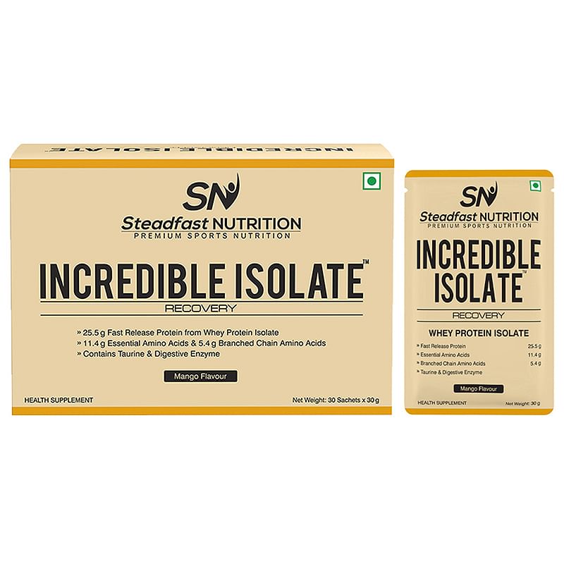 Steadfast Nutrition Incredible Isolate Whey Isolate Protein | 100% Pure Isolate Powder with 25g Protein | Muscle Building & Weight Loss Supplement ...
Steadfast Nutrition Incredible Isolate Whey Isolate Protein | 100% Pure Isolate Powder with 25g Protein | Muscle Building & Weight Loss Supplement ...