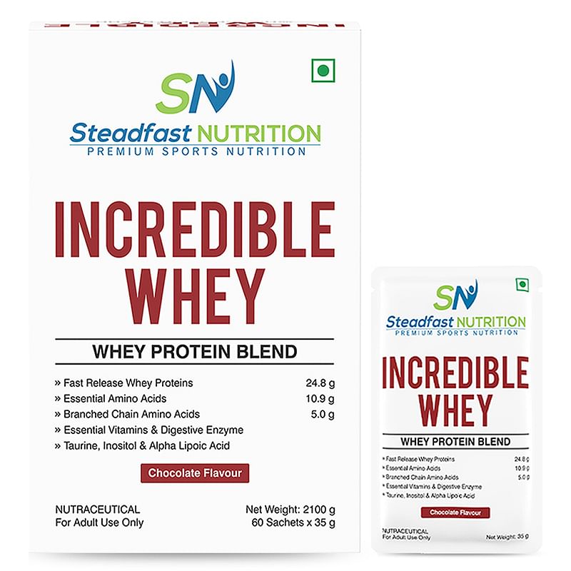 Steadfast Nutrition Incredible Whey Protein| Isolate and Concentrate Fast release Protein Powder for Men and Women No added preservatives (Chocolat...
Steadfast Nutrition Incredible Whey Protein| Isolate and Concentrate Fast release Protein Powder for Men and Women No added preservatives (Chocolat...