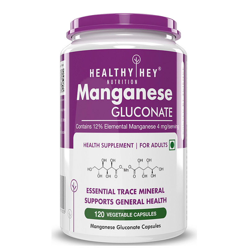 Healthyhey Nutrition Manganese Gluconate Hypoallergenic Trace Mineral