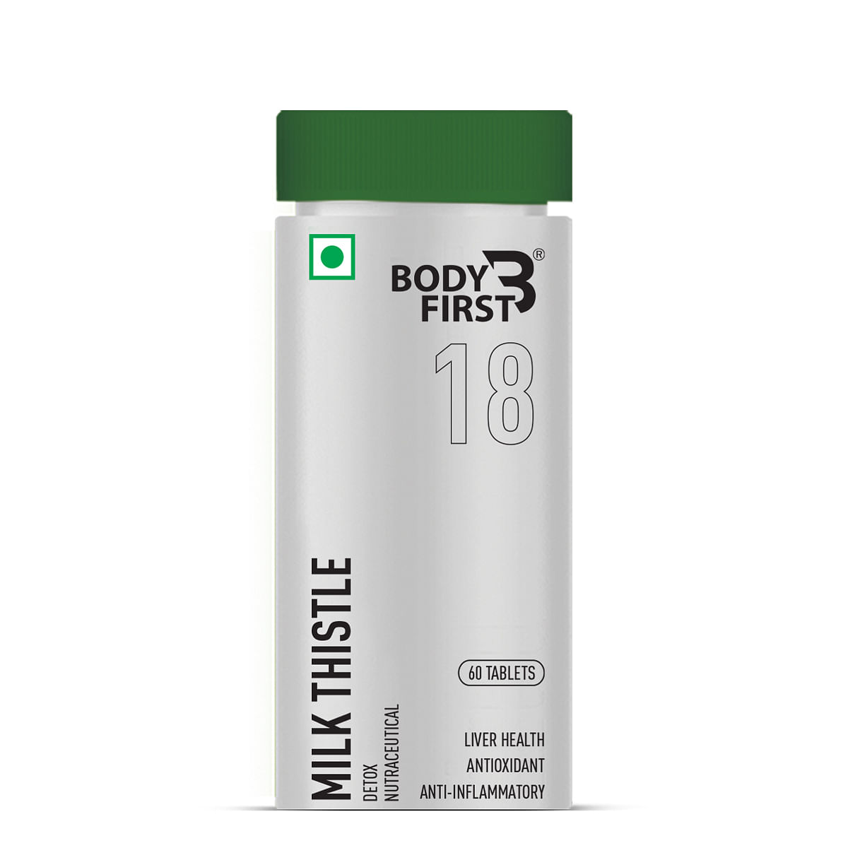 BodyFirst Milk Thistle with Silybum Marianum Extract - 500 mg, beneficial for liver health, 60 tablets
BodyFirst Milk Thistle with Silybum Marianum Extract - 500 mg, beneficial for liver health, 60 tablets