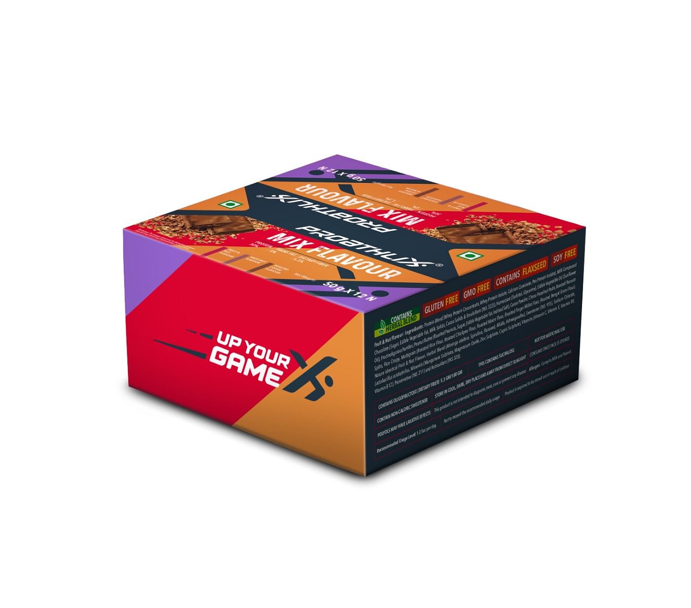 Proathlix Protein Bar(15g Protein), 12 bar(s) Mixed Flavour (Hazelnut | Fruit & Nut | Coffee)
Proathlix Protein Bar(15g Protein), 12 bar(s) Mixed Flavour (Hazelnut | Fruit & Nut | Coffee)