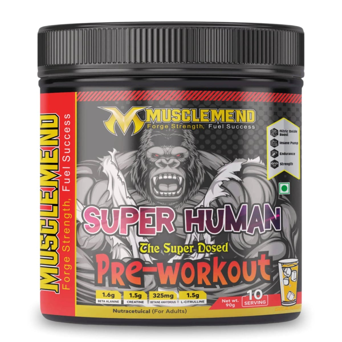 MUSCLEMEND PRE WORKOUT – High-Potency Formula (Orange) 90g
MUSCLEMEND PRE WORKOUT – High-Potency Formula (Orange) 90g