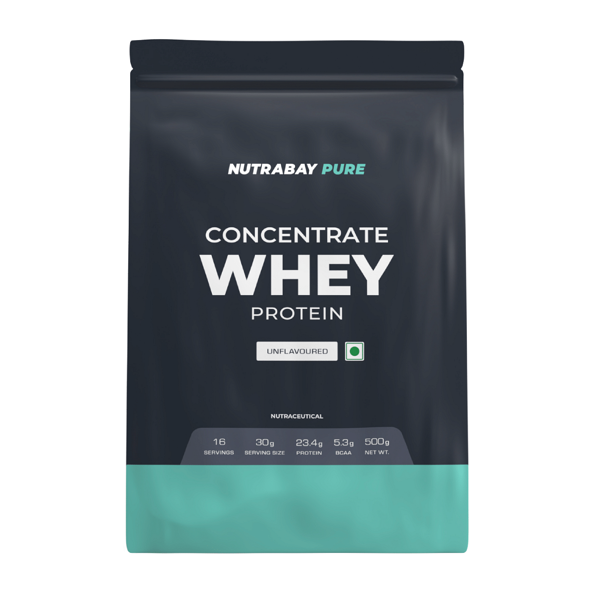 Nutrabay Pure Whey Protein Concentrate 500g | 16 Servings | Unflavoured | 23.4g Protein | Build Muscle | Fast Recovery
Nutrabay Pure Whey Protein Concentrate 500g | 16 Servings | Unflavoured | 23.4g Protein | Build Muscle | Fast Recovery
