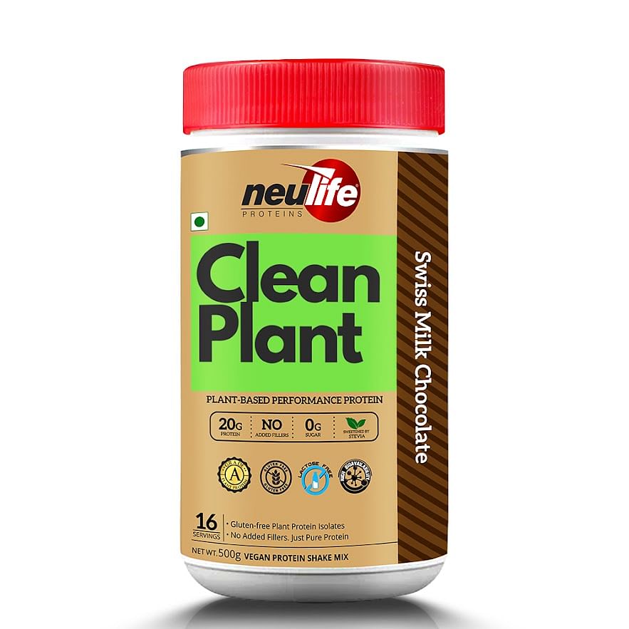 NEULIFE CLEAN-PLANT Protein Isolate Powder | Vegan Protein Powder for Men & Women | Gluten & Sugar-free 500g (Swiss Chocolate)
NEULIFE CLEAN-PLANT Protein Isolate Powder | Vegan Protein Powder for Men & Women | Gluten & Sugar-free 500g (Swiss Chocolate)
