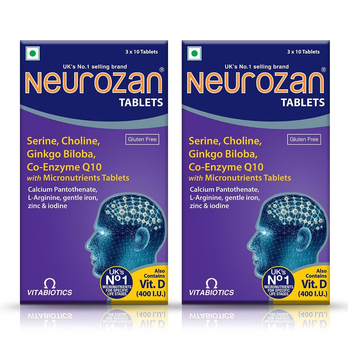 Meyer Neurozan - Health Supplements (23 Micronutrients Including Botanical extract of Ginkgo Bilobo) - 30 Tablets (Pack of 2)
Meyer Neurozan - Health Supplements (23 Micronutrients Including Botanical extract of Ginkgo Bilobo) - 30 Tablets (Pack of 2)
