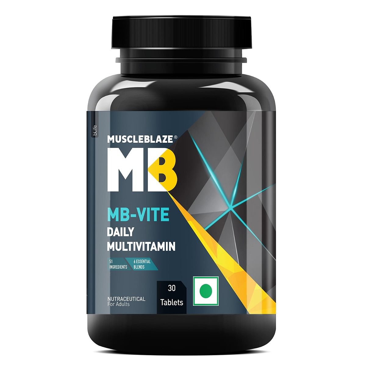 MuscleBlaze MB-Vite Daily Multivitamin with 51 Ingredients & 6 Blends, Vitamins & Minerals, Prebiotic & Probiotics, Amino Acid Blends, for Energy, ...
MuscleBlaze MB-Vite Daily Multivitamin with 51 Ingredients & 6 Blends, Vitamins & Minerals, Prebiotic & Probiotics, Amino Acid Blends, for Energy, ...