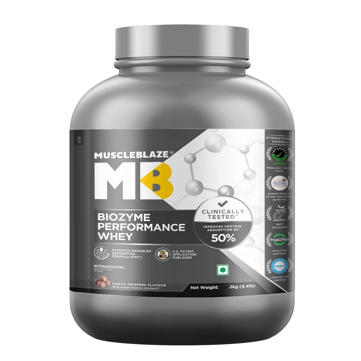 MuscleBlaze Biozyme Performance Whey Protein | Clinically Tested 50% Higher Protein Absorption | Informed Choice UK, Labdoor USA Certified & US Pat...
MuscleBlaze Biozyme Performance Whey Protein | Clinically Tested 50% Higher Protein Absorption | Informed Choice UK, Labdoor USA Certified & US Pat...