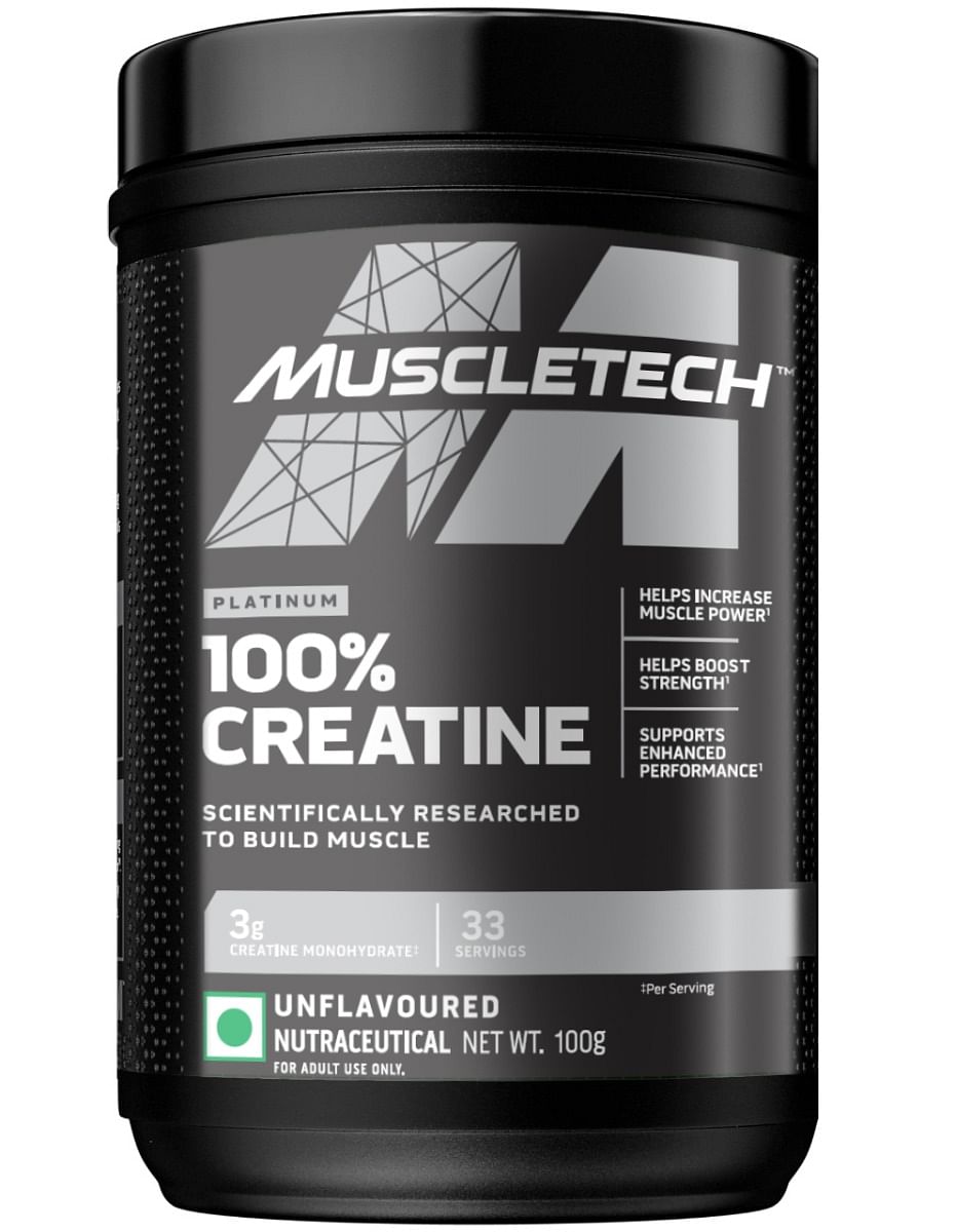 Muscletech Platinum 100% Creatine Powder (Unflavoured - 100 Gram, 33 Servings) Scientifically Researched to Build Muscle, Increase Muscle Power, Bo...
Muscletech Platinum 100% Creatine Powder (Unflavoured - 100 Gram, 33 Servings) Scientifically Researched to Build Muscle, Increase Muscle Power, Bo...