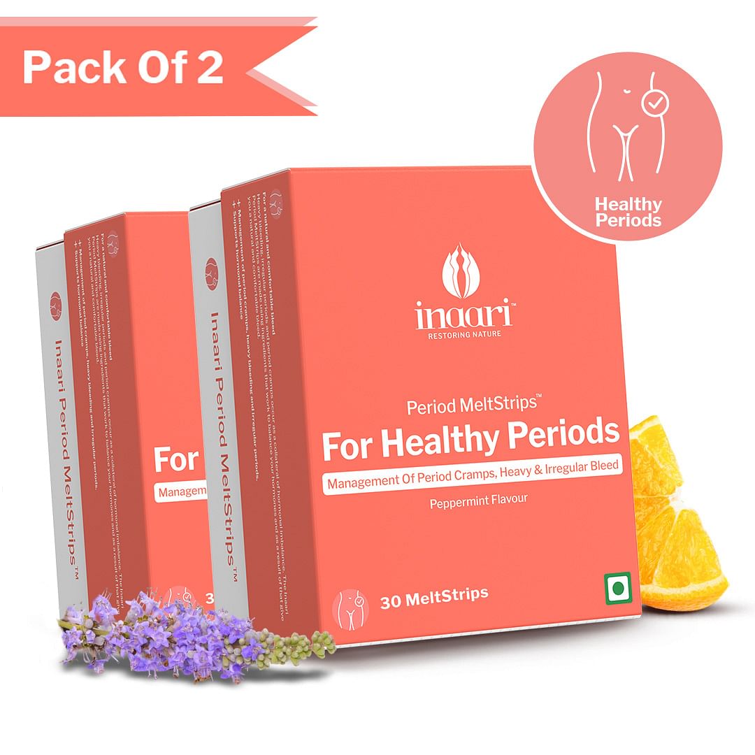 Inaari Period Oral Strips for Healthy Periods Management of Period Cramps, Heavy Bleeding, Irregular Periods Supports Hormonal Balance Free Travel ...
Inaari Period Oral Strips for Healthy Periods Management of Period Cramps, Heavy Bleeding, Irregular Periods Supports Hormonal Balance Free Travel ...
