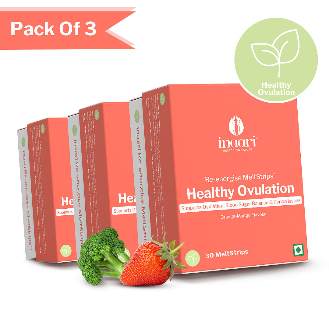 Inaari Reenergise Oral Strips Natural Formulation to boost Ovulation for Women Planning Pregnancy Slow Reproductive Ageing Boosts Energy Free Trrav...
Inaari Reenergise Oral Strips Natural Formulation to boost Ovulation for Women Planning Pregnancy Slow Reproductive Ageing Boosts Energy Free Trrav...