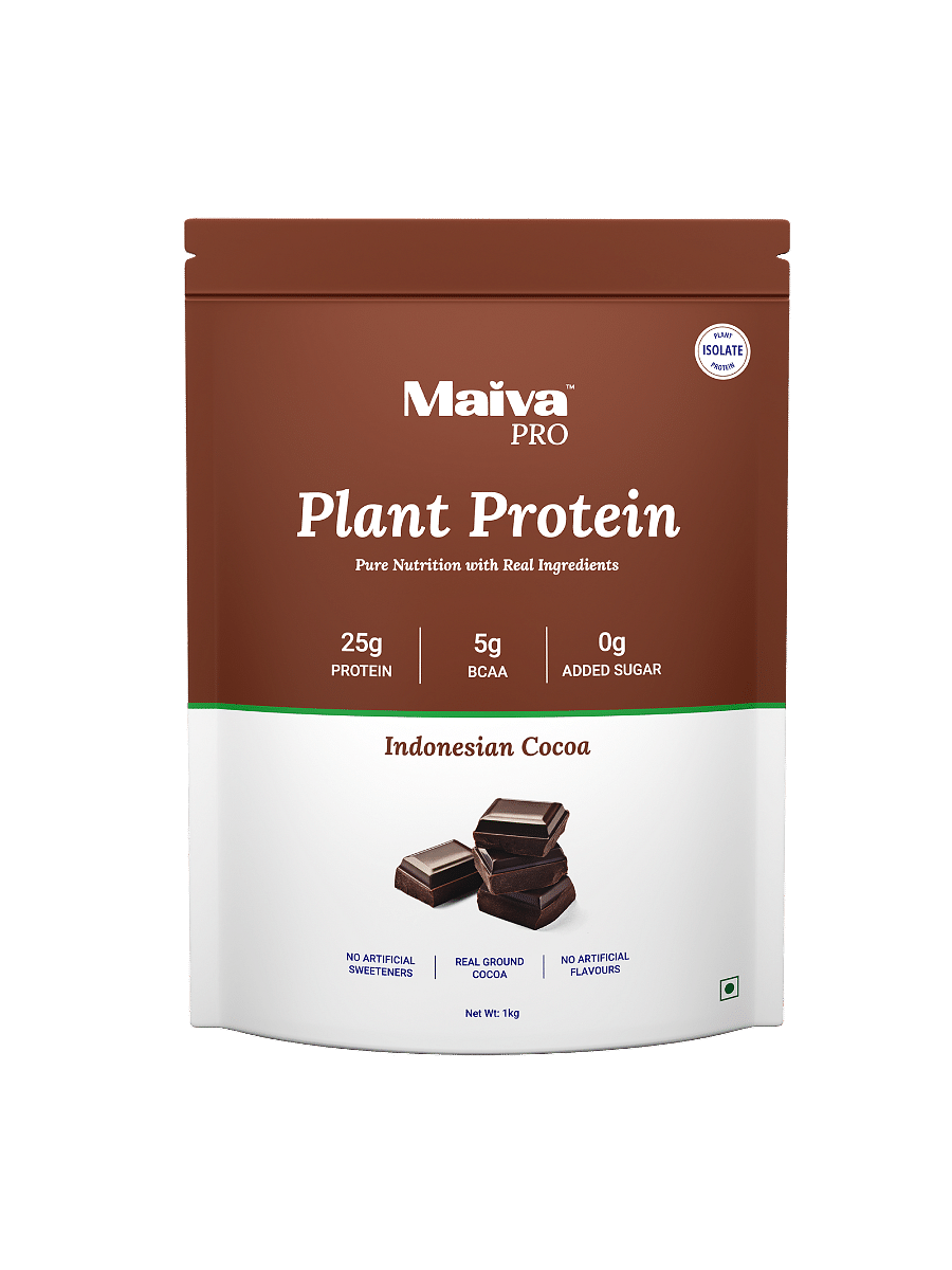 Maiva Pro | Plant Protein Isolate - Indonesian Cocoa - 1kg | 25g Protein, 5g BCAA | Essential Amino Acids | Gut Friendly, Easy to Digest | Real Dat...
Maiva Pro | Plant Protein Isolate - Indonesian Cocoa - 1kg | 25g Protein, 5g BCAA | Essential Amino Acids | Gut Friendly, Easy to Digest | Real Dat...